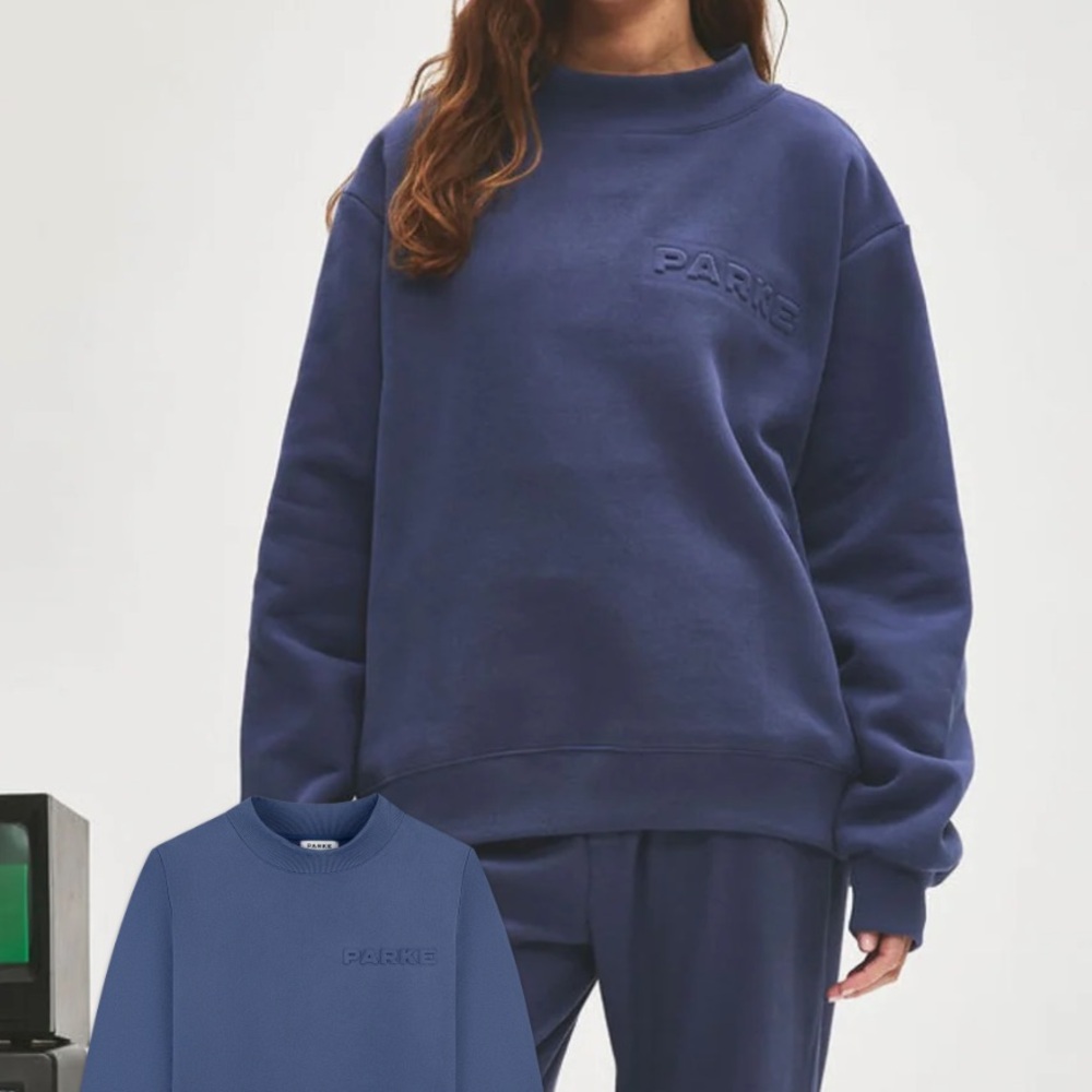 Parke Nostalgia Collection Fleece Embossed Mockneck